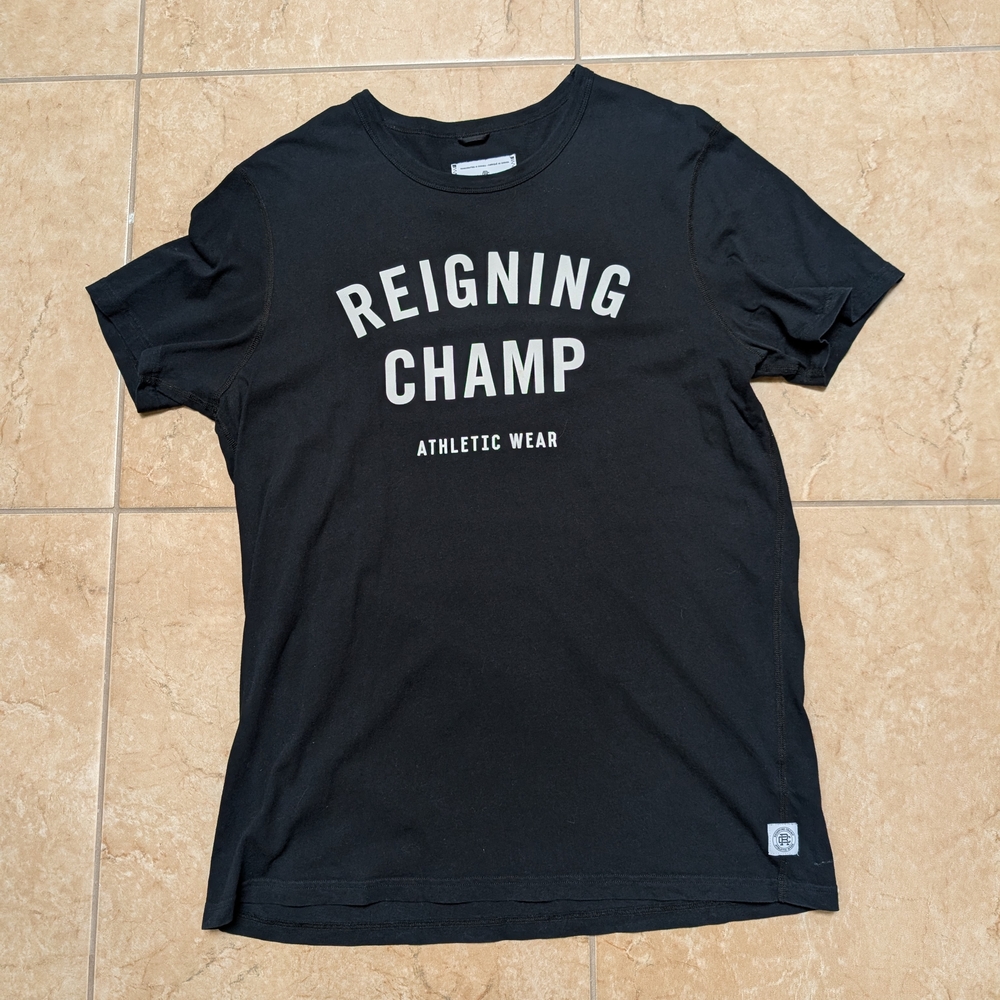 Reigning Champ Black Athletic Wear Men's Shirt